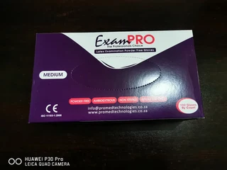 Medtex Latex Powder Free Gloves - R100 each a box of 100 Gloves