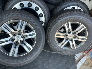 A clean set of 17inch hilux rims and tyres available