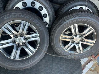 A clean set of 17inch hilux rims and tyres available