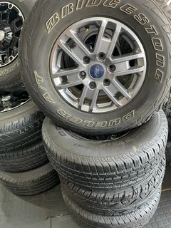 A clean set of 17inch Ford Ranger wildtrac rims with tyres available