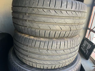 2x 245 35 19 tyres with 95% treads available for sale