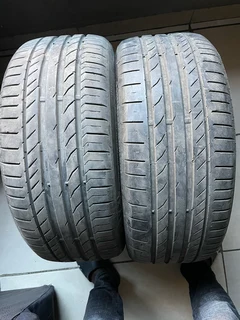 2x 225 40 19 Continental run flat tires with great treads available