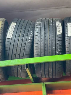 Two 275 25 20 tyres with very good treads available for sale