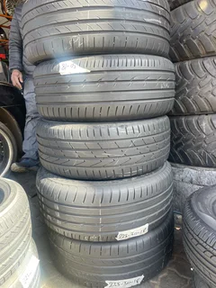 A good set of 235 50 18 Run flat tires with good treads available