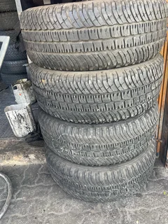 A clean set of 265 65 17 Michelin LTX force tyres with 95% treads available for sale
