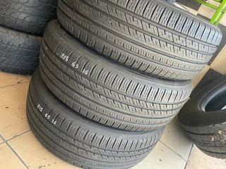 A clean set of 215 65 16 tyres with 95% treads available for sale
