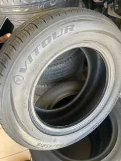 A clean set of 215 65 16 tyres with 95% treads available for sale