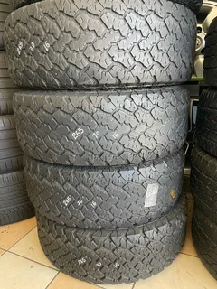 A good set of 265 70 16 velocity raptor tyres available for sale