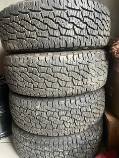 A clean set of 235 55 19 Bf Goodrich tyres with 99% treads available Dot 2023