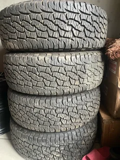 A clean set of 235 55 19 Bf Goodrich tyres with 99% treads available Dot 2023