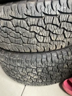 A clean set of 235 55 19 Bf Goodrich tyres with 99% treads available Dot 2023