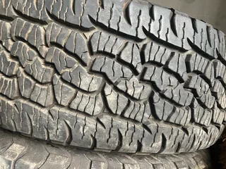 A clean set of 235 55 19 Bf Goodrich tyres with 99% treads available Dot 2023