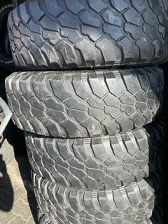 A set of 265 75 16 tyres with good treads available for sale
