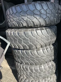 A set of 265 75 16 tyres with good treads available for sale