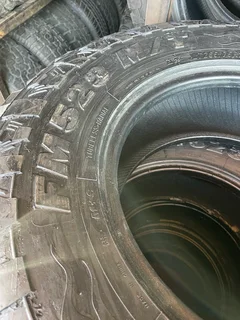 A set of 265 75 16 tyres with good treads available for sale