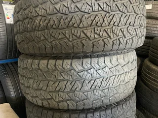 2x 265 70 16 hankook tyres with good treads available for sale