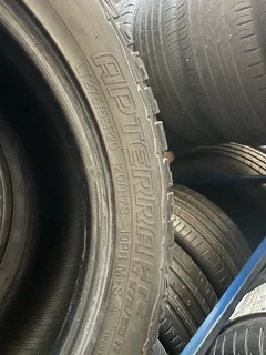 A clean set of 275 55 20 Apollo tyres with 99% treads available for sale
