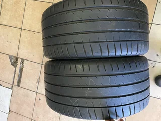 2x 285 30 20 Michelin pilot sport 4s with 98% treads available for sale