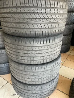 A clean set of 295 35 21 continental tyres with good treads available for sale