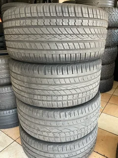 A clean set of 295 35 21 continental tyres with good treads available for sale