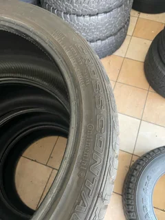 A clean set of 295 35 21 continental tyres with good treads available for sale