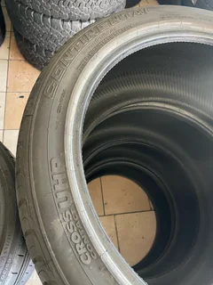 A clean set of 295 35 21 continental tyres with good treads available for sale