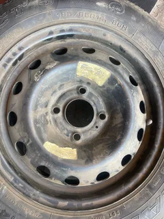 14inch ford fiesta rim and 185 65 14 new Goodyear tyre available for sale