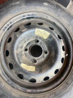 14inch ford fiesta rim and 185 65 14 new Goodyear tyre available for sale