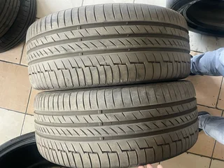 2x 245 45 19 Continental tyres with 98% treads available for sale