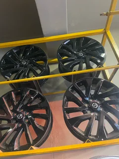 A clean set of 18inch Nissan Navara bakkie rims available for sale
