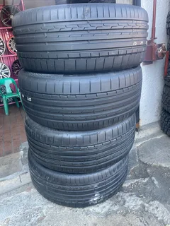 A good set of 275/45/21 continental tyres with good treads available for sale