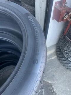 A good set of 275/45/21 continental tyres with good treads available for sale