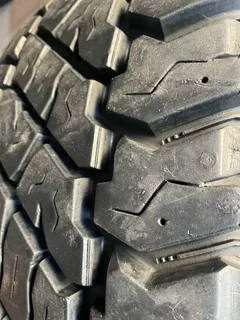 1x 265/70/17 cooper st maxx with 95% treads available