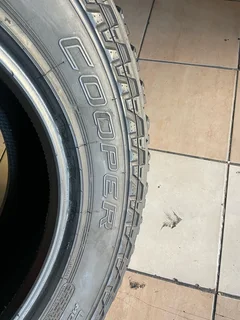 1x 265/70/17 cooper st maxx with 95% treads available