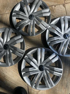 A new set of 14inch polo wheel covers available for sale