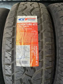 One brand new 265/70/16 Radial tyre available for sale