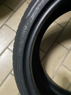 2x 235/35/19 Apollo tyres with good treads available for sale