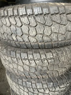 A clean set of 31x10.50R15 Renegade AT5 Tyres with 98% treads available for sale
