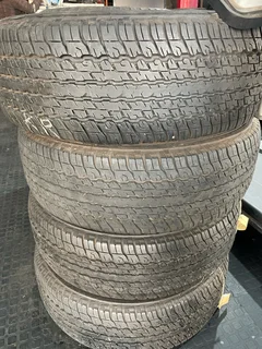 A clean set of 255/65/17 Dunlop grandtrek AT25 tyres with 95% treads available for sale