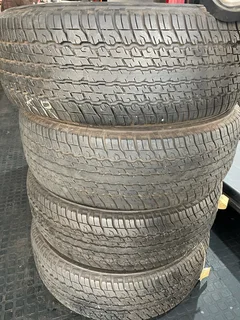 A clean set of 255/65/17 Dunlop grandtrek AT25 tyres with 95% treads available for sale