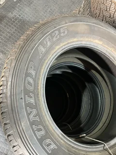 A clean set of 255/65/17 Dunlop grandtrek AT25 tyres with 95% treads available for sale