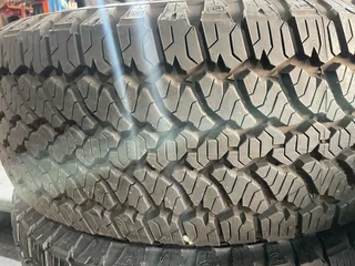 A clean set of 255/60/18 general grabber tyres with 85% treads available for the