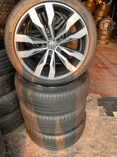 A clean set of 20inch original Tiguan Rims and Tyres available for sale