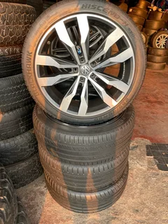 A clean set of 20inch original Tiguan Rims and Tyres available for sale