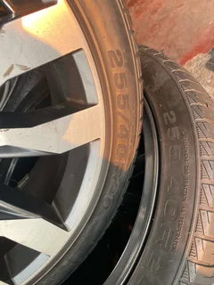 A clean set of 20inch original Tiguan Rims and Tyres available for sale