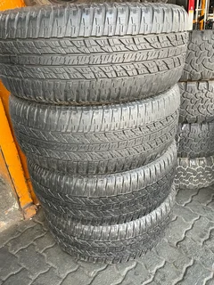 A clean set of 275 55 20 Yokohama tyres with good treads available for sale