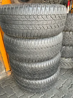 A clean set of 275 55 20 Yokohama tyres with good treads available for sale