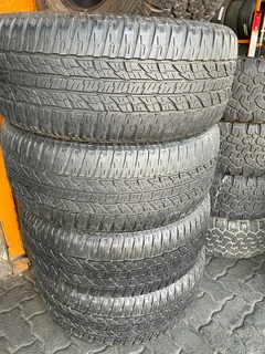 A clean set of 275 55 20 Yokohama tyres with good treads available for sale