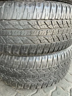A clean set of 275 55 20 Yokohama tyres with good treads available for sale