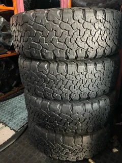A clean set of 225 70 16 Bf Goodrich ko2 tyres with very good treads available
